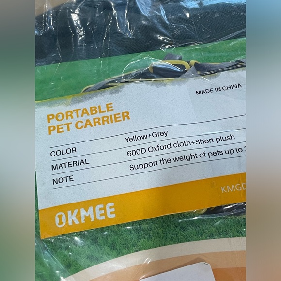 OKMEE Portable pet carrier for small & medium cats, dog puppies. - Picture 4 of 8